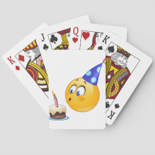 Geburtstagsemoji Spielkarten