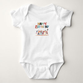 Geburtstagsenergie aktiviert baby strampler