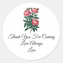 Geburtstagsfeier Danke sagen