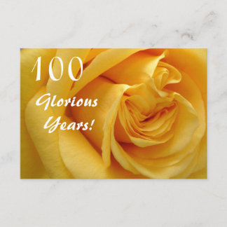 Geburtstagsfeier/DeepYellow Rose Einladung