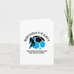 Geburtstagsfeier der Football-Girl, Geschenk des F Einladung