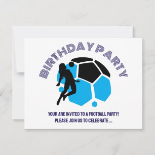 Geburtstagsfeier der Football-Girl, Geschenk des F Einladung