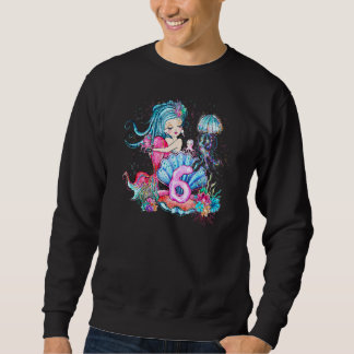 Geburtstagsfeier der Mädchen Geburtstagsmermaid Ge Sweatshirt