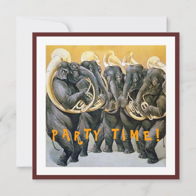 Geburtstagsfeier Einladung (Vorderseite)