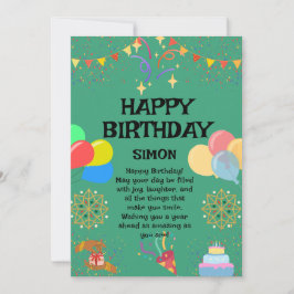 Geburtstagsfeier Einladung