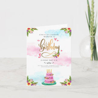 Geburtstagsfeier Einladung