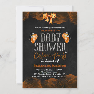 Geburtstagsfeier Einladung mit Fledermäusen