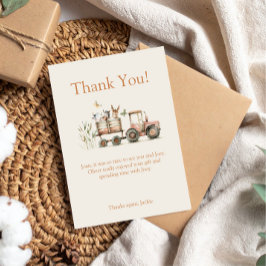 Geburtstagsfeier für Junge oder Mädchen im niedlic Dankeskarte