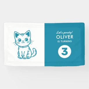 Geburtstagsfeier für Jungen mit benutzerdefinierte Banner