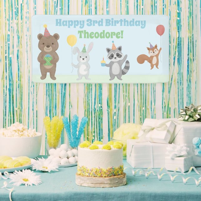Geburtstagsfeier für Partytiere Banner (Party Animals Birthday Banner)