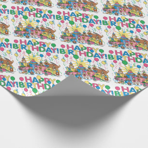 Geburtstagsfeier Geschenkpapier