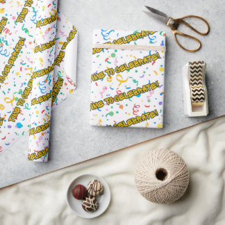 Geburtstagsfeier Geschenkpapier