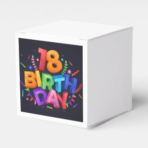 Geburtstagsfeier Geschenkschachtel