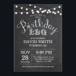 Geburtstagsfeier GRILLEN Einladung 20. Geburtstags<br><div class="desc">Einladung zur GRILLEN am Geburtstag. 20. Geburtstag Einladung Chalkboard Hintergrund mit String Lights. 13. 15. 16. 18. 20. 21. 30. 40. 50. 60. 70. 80. 90. 100. Jegliches Alter. Erwachsener Geburtstag. Geburtstagsparty von Frauen oder Männern. Für weitere Anpassungen klicken Sie bitte auf die Schaltfläche "Anpassen" und verwenden Sie unser Designwerkzeug,...</div>