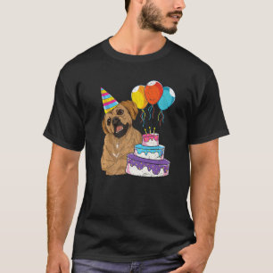 Geburtstagsfeier Haustier Hund Hundebesitzer Puggl T-Shirt
