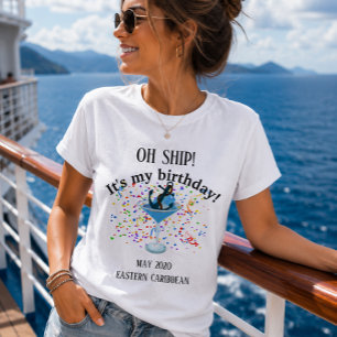 Geburtstagsfeier Keine Schiffsreise Ferien T-Shirt