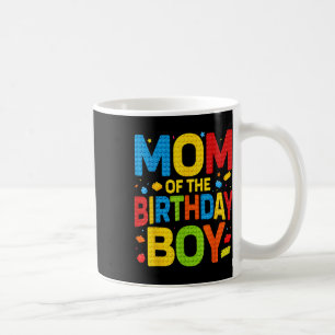 Geburtstagsfeier Mama des Geburtstagsjungen-Shirt  Kaffeetasse