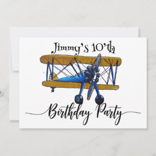 Geburtstagsfeier mit blau-gelben Zweifeln Save The Date