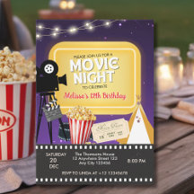 Geburtstagsfeier mit Popcorn-Kino im Garten
