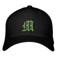 Geburtstagsfeier Monogramm Stickermütze
