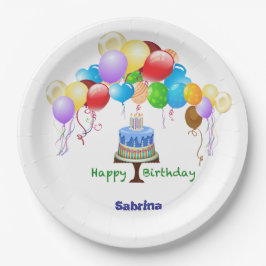 Geburtstagsfeier Pappteller