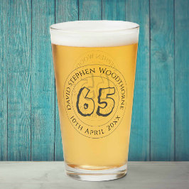 Geburtstagsfeier Personalisiert Glas