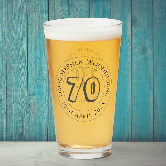 Geburtstagsfeier Personalisiert Glas (Von Creator hochgeladen)