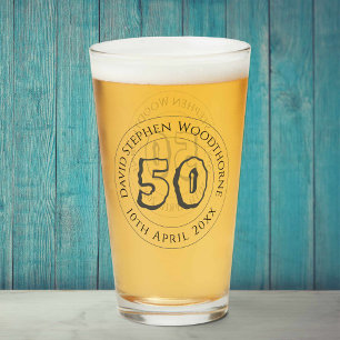 Geburtstagsfeier Personalisiert Glas