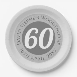 Geburtstagsfeier Personalisiert Pappteller