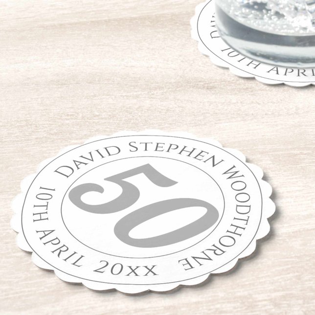 Geburtstagsfeier Personalisiert Untersetzer (Von Creator hochgeladen)