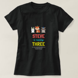 Geburtstagsfeier Süße Tiere Geburtstagskarte T-Shirt