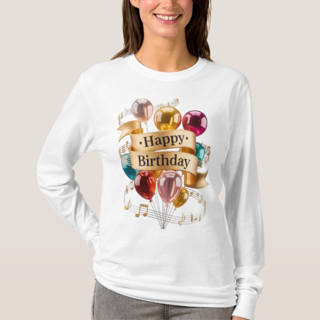 Geburtstagsfeier T-Shirt (Vorderseite)