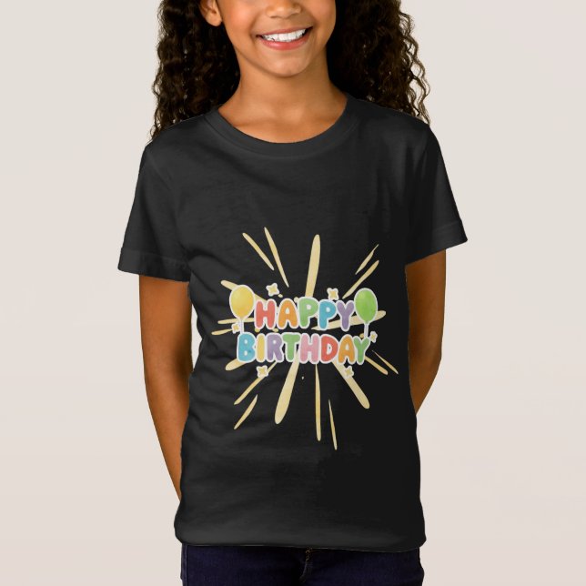 Geburtstagsfeier T-Shirt (Vorderseite)