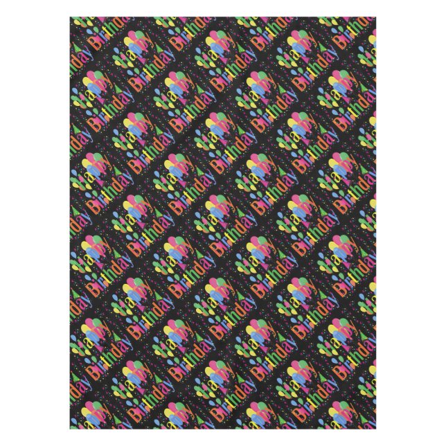 Geburtstagsfeier Tischdecke (Vorderseite)