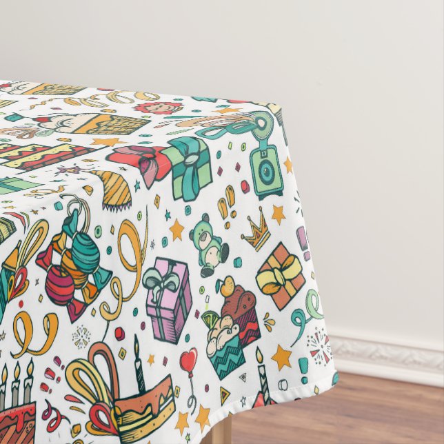 Geburtstagsfeier  tischdecke (Beispiel)