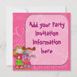 Geburtstagsfeier von Girlfriends Einladung