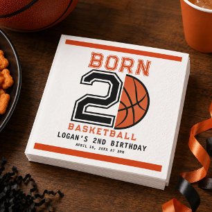 Geburtstagsfeier zum 2. Geburtstag mit Basketballt Serviette