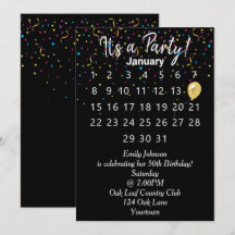 Geburtstagsfeiertag mit Confetti