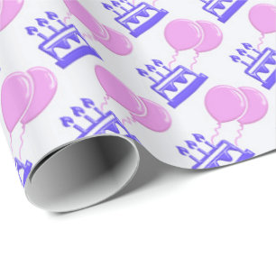 Geburtstagsfeiertags-Partymuster Geschenkpapier