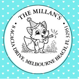 Geburtstagsfokusthema Permastempel