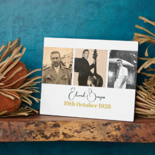 Geburtstagsfoto Collage Male Modern Fotoplatte