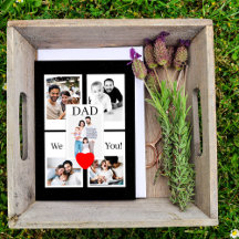 Geburtstagsfoto-Collage zum Vater