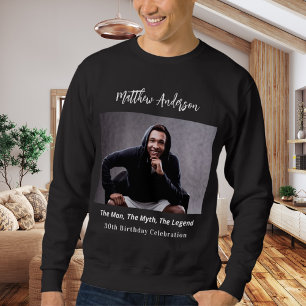 Geburtstagsfoto Mann Mythos Legende Name Spaß Sweatshirt