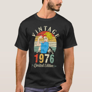 Geburtstagsfrau Vintag 1976 46 Jahre T-Shirt