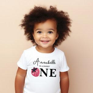 Geburtstagsgast der Ehre süße Beeren Baby T-shirt