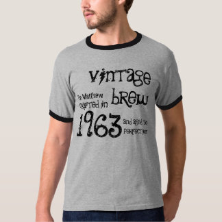 Geburtstagsgeschenk 1963 Vintag Brew G232 T-Shirt