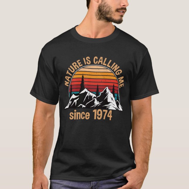 Geburtstagsgeschenk 1974 T-Shirt (Vorderseite)