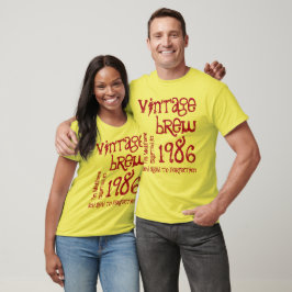 Geburtstagsgeschenk 1986 oder Vintages Jahr 5 T-Shirt