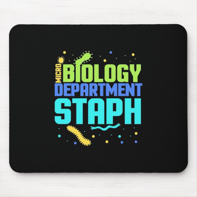 Geburtstagsgeschenk | Abteilung Mikrobiologie Stap Mousepad (Vorne)