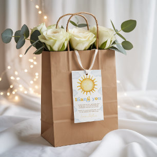 Geburtstagsgeschenk-Anhänger Sonnenschein Geschenkanhänger